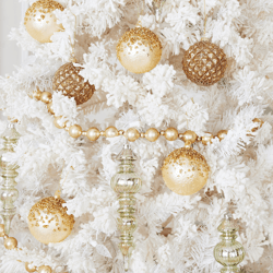 Gold Quilted Ornament