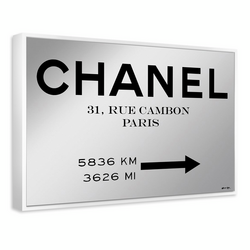 Couture Road Sign Mirror
