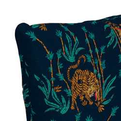 Tiger Bamboo Outdoor Pillow 18"