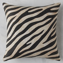 Serengeti Pillow 20" - Black/White