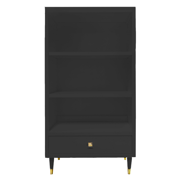 Uptown Bookcase With Drawer - Black