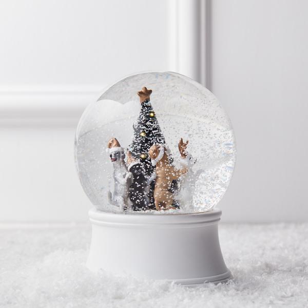 Merry Dogs Snow Globe | Zgallerie
