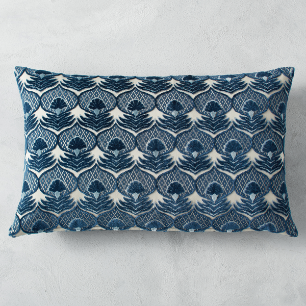 Sapphire hotsell blue pillows