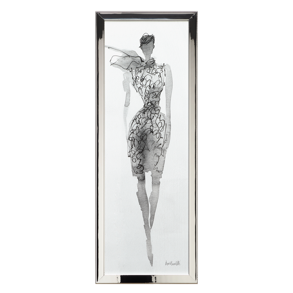 Red Fashion Sketch Giclée Print  Fashion Wall Art  Sam Louise  Co