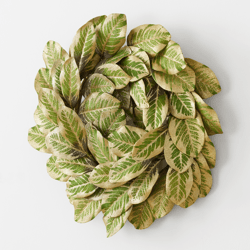 Glittered Magnolia Wreath