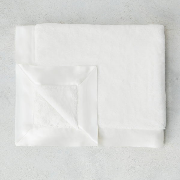 Luxe Baby Blanket - White