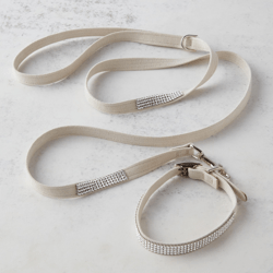 Swarovski Crystal Leash - Ivory