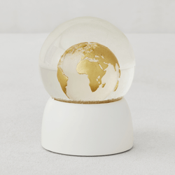 World Globe Snow Globe