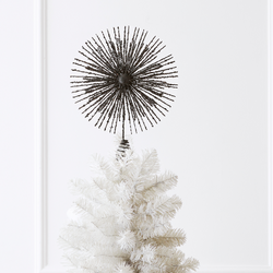 Christmas Tree with Tree Topper Straw Topper Mold - PolyGlitter
