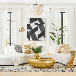 Nikki Chu - Zuri Rug - Birch/Black