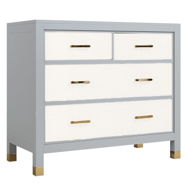 Monterey 4 Drawer Dresser - French Grey/White