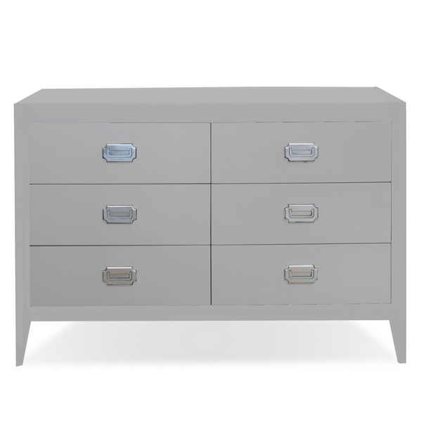 Devon 6 Drawer Dresser - French Grey