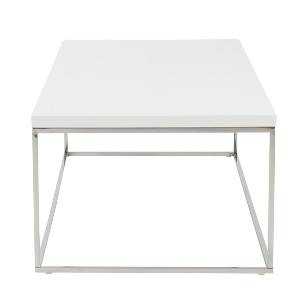 Berlioz Creations Amelie Coffee table with storage box, High gloss  white/Black, 113 x 60 x 40 cm, 100% Made in France: Buy Online at Best  Price in UAE 