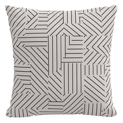 La Jolla Outdoor Water Resistant Square and Rectangular Throw Pillows - Set  of 4 Black/White, 1 unit - Fry's Food Stores