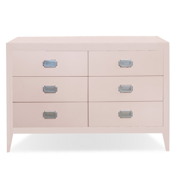 Devon 6 Drawer Dresser - Bahama Pink