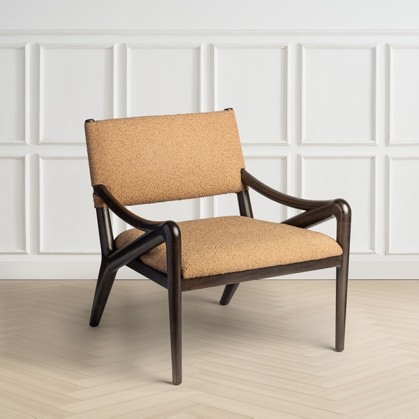 Walnut accent chair discount