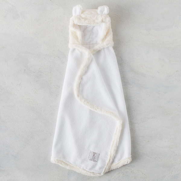 Luxe Hooded Bath Towel - Cream