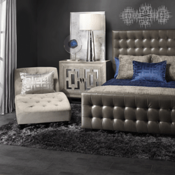 Mardon Velvet Bedding - Grey Mocha