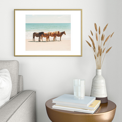 Summer Beach Horses