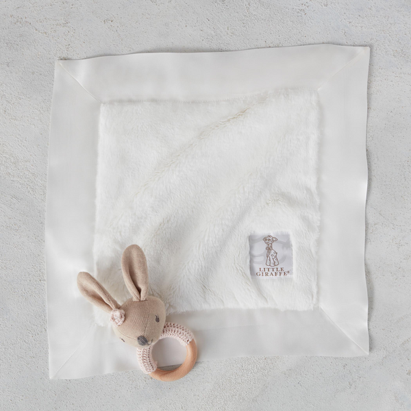 Luxe Baby Blanky - White