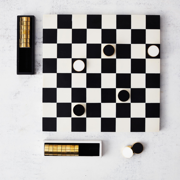 Black And White Checkers