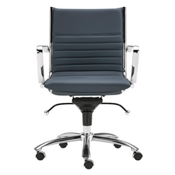 Darby Low Back Office Chair - Blue