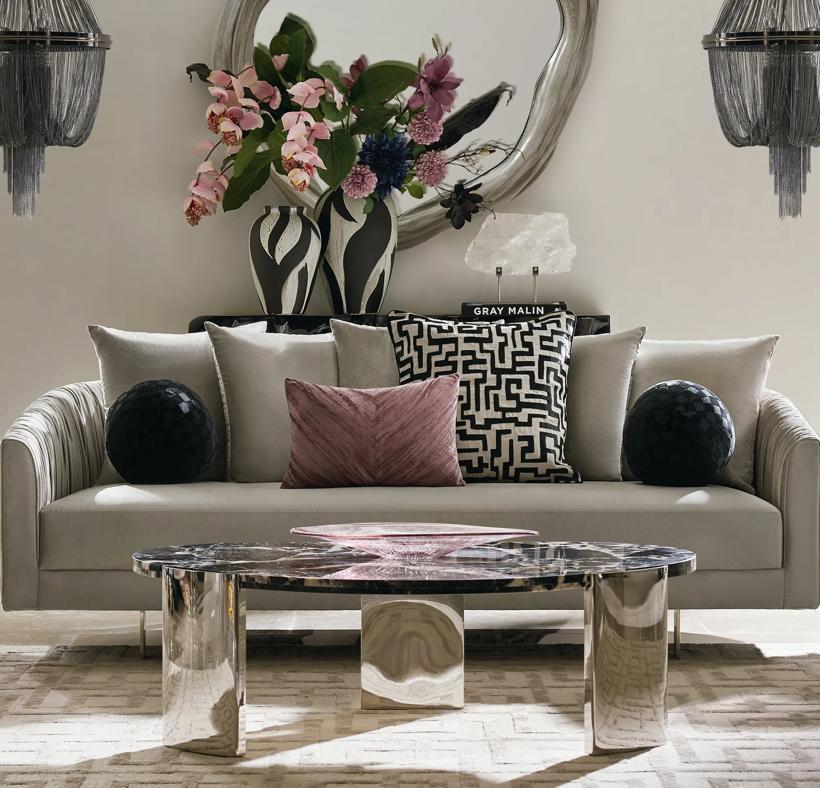 Flare Coffee Table~FCT90840-BLK-AB